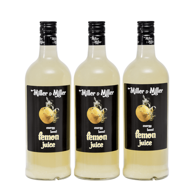 Новинка: натуральный лимонный сок от Miller&Miller